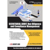 Anoop Jain's Secretarial Audit, Due Diligence and Compliance Management for CS Professional December 2021 Exam [Old Syllabus] by AJ Publications